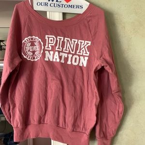 Pink nation sweater